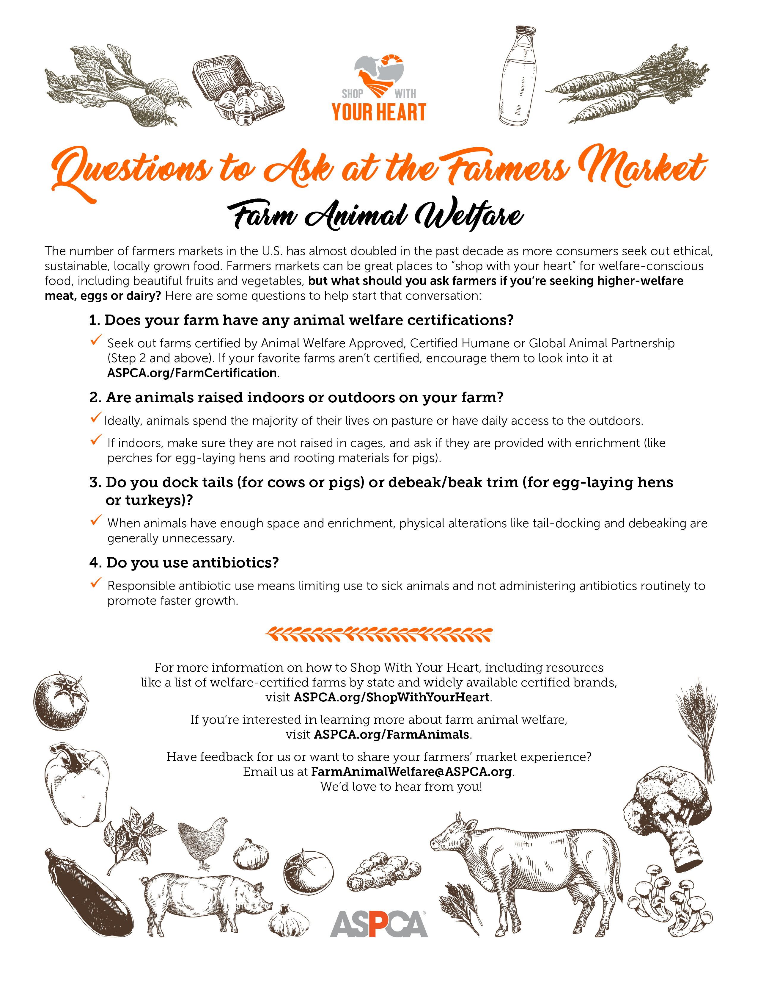 questions to ask at a farmers market
