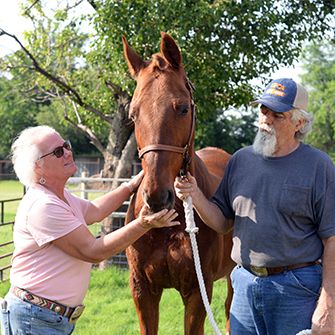 Gordon and Venus with Cherry